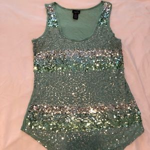 Sequin Tank Top
